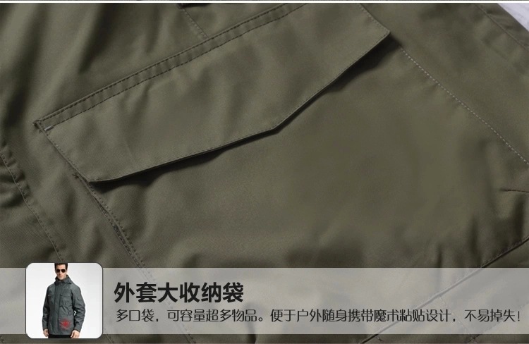 北方沖鋒衣細節(jié)展示