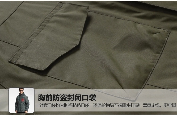 北方沖鋒衣細節(jié)展示