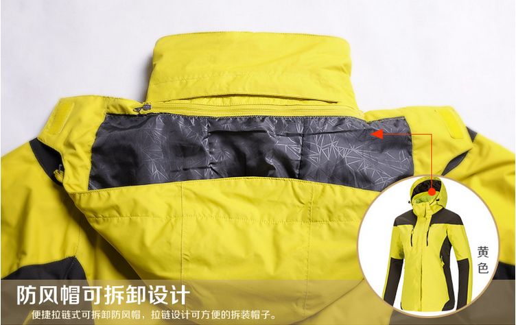 沖鋒衣細(xì)節(jié)展示