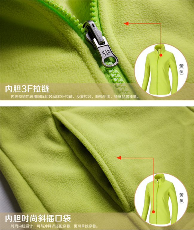 沖鋒衣細(xì)節(jié)展示