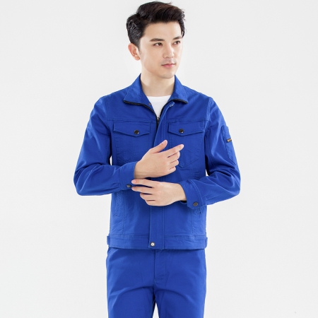 全棉長袖工作服，全棉工作服款式圖片