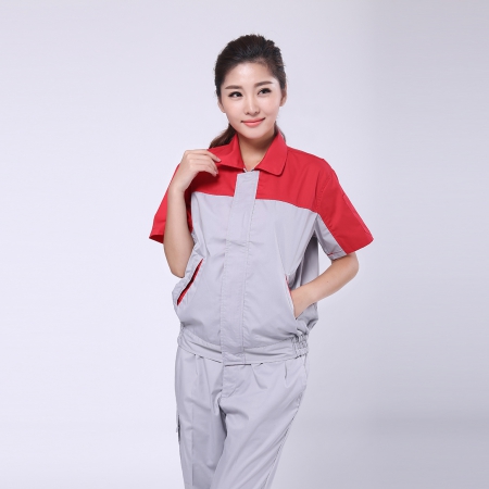 夏季纯棉工作服定做，夏季纯棉工作服款式
