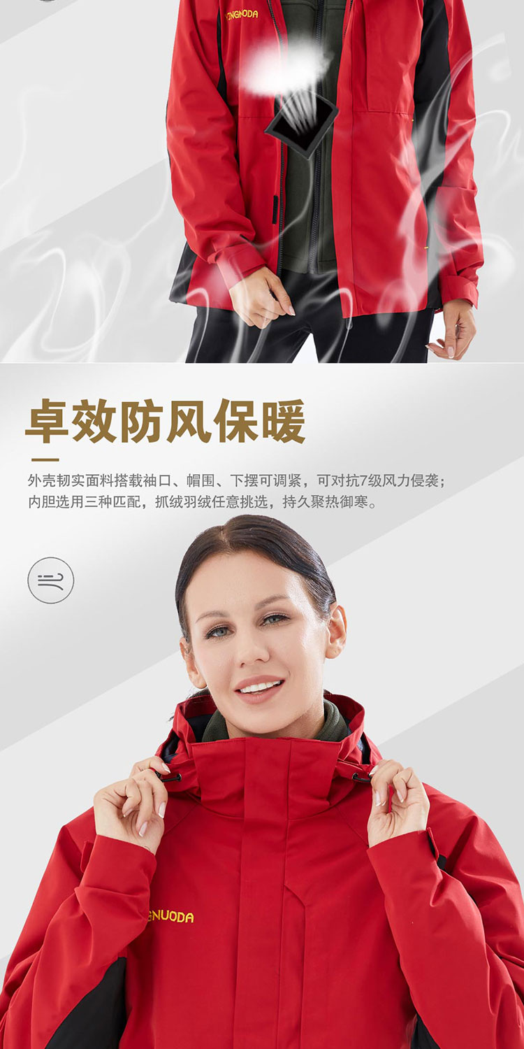 沖鋒衣保暖性