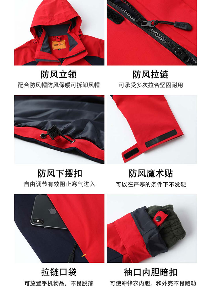 沖鋒衣細節(jié)展示圖